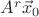 $A^r \vec{x}_0$