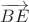 $\overrightarrow{BE}$