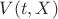 $V(t,X)$