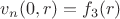 $$v_n(0,r)=f_3(r)$$