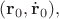 $(\mathbf{r}_0,\dot{\mathbf{r}}_0),$