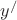 $y^/$