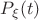 $P_{\xi}(t)$
