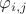 $\varphi_{i,j}$