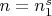 $n=n_1^s$