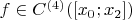 $f\in C^{(4)}([x_0;x_2])$