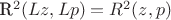 R^2(Lz,Lp)=R^2(z,p)