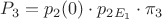 $P_3=p_2(0) \cdot p_{2E_1} \cdot \pi_3 $