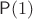 $\Prob(1)$