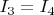 $I_{3}=I_{4}$