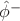 $\hat{\phi}^{-}$