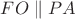 $FO \parallel PA$