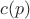 $c(p)$