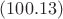 $(100.13)$