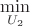 $\min\limits_{U_2}$