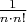 $\frac{1}{n \cdot n!}$