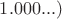 $1.000...)$