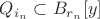 $Q_{i_{n}} \subset B_{r_{n}}[y]$