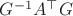 $G^{-1}A^\top G$