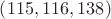 $\left( 115,116,138 \right)$