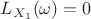$L_{X_1}(\omega)=0$