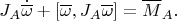 $$J_A\dot{\overline{\omega}}+[\overline \omega,J_A\overline\omega]=\overline M_A.$$
