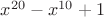 $x^{20}-x^{10}+1$