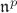 $\mathfrak{n}^p$