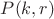$P(k,r)$