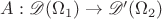 $A:\mathscr{D}(\Omega_1)\to\mathscr{D}^\prime(\Omega_2)$