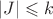 $|J|\leqslant k$