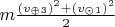 $m\tfrac{(v_\oplus_3)^2+(v_\odot_1)^2}{2}