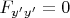 $F_{y'y'}=0$
