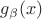 $g_\beta (x)$ $g_\beta (x)$