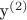{y}^{(2)}