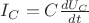 $I_C=C\frac{dU_C}{dt}$