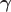 $\boldsymbol{\gamma}$