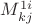 $M^{1i}_{kj}$