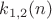 $k_{1,2}(n)$