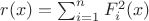 $r(x)=\sum_{i=1}^nF_i^2(x)$