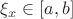 ${{\xi }_{x}}\in \left[ a,b \right]$