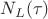 $N_L(\tau)$