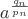 $a^{\frac{q_n}{p_n}}$