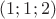 $(1;1;2)$