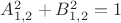 $A_{1,2}^2+B_{1,2}^2=1$