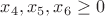 $x_4,x_5,x_6\geq0$