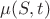 $\mu(S, t)$