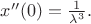 $x''(0)=\frac 1{\lambda ^3}.$