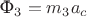 $\text{Ф}_3 = m_3 a_c$
