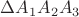 $\Delta A_1A_2A_3$